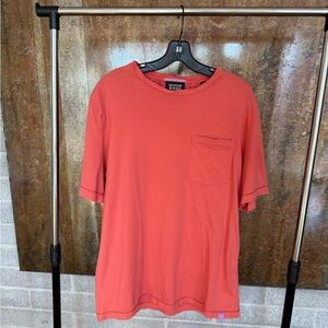 Scotch & Soda Men's Short Sleeve Tee in Coral